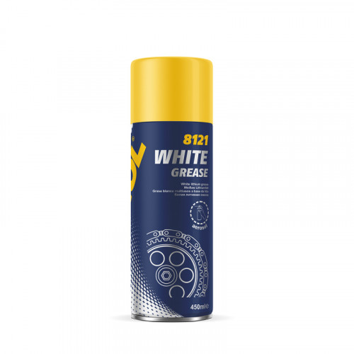Mannol 8121 White Grease Белая литиевая смазка 450мл