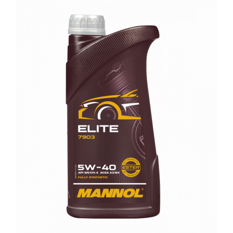 7903 MANNOL ELITE SAE 5W-40 (ПАО) класса ПРЕМИУМ  1л.