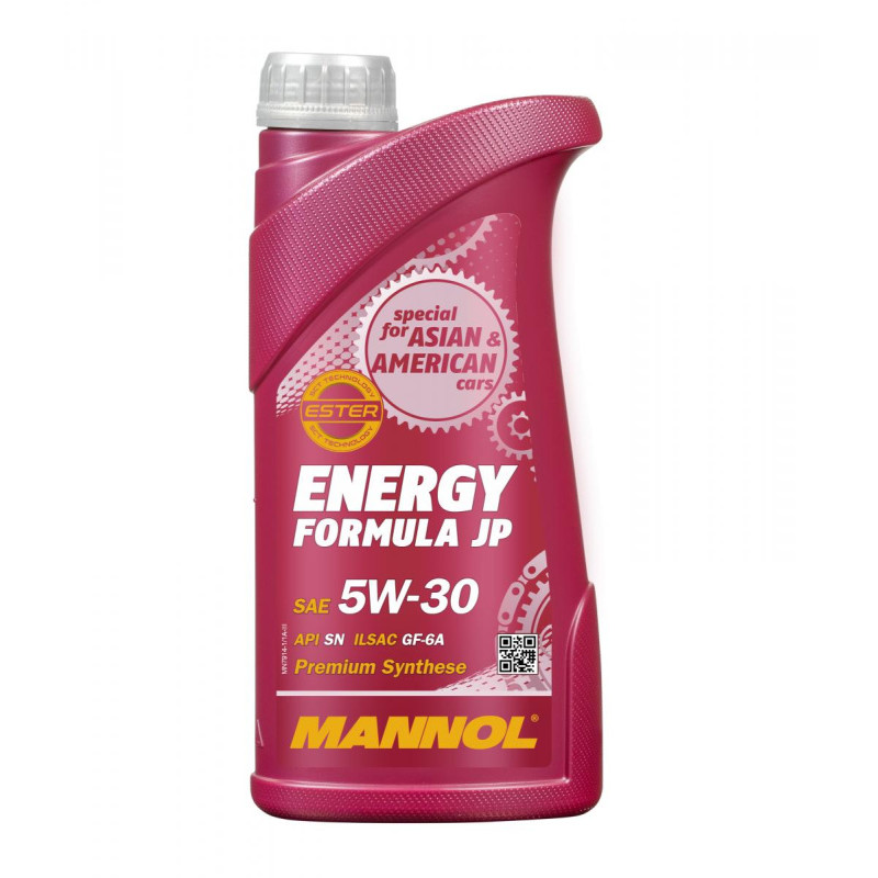 7914 MANNOL Energy Formula JP для япон, корейских и америк. автом. 5W30  пласт 1л