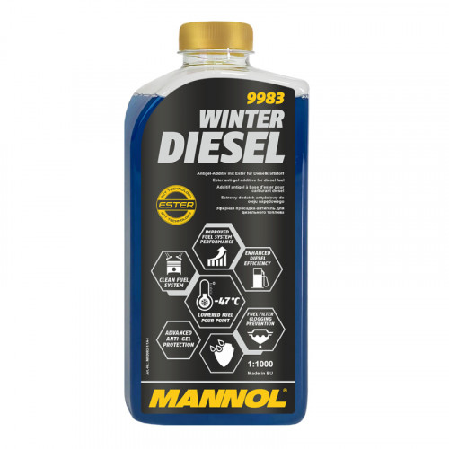 Mannol Зимн.антигель диз. топ.Winter dizel 1л (12шт), шт