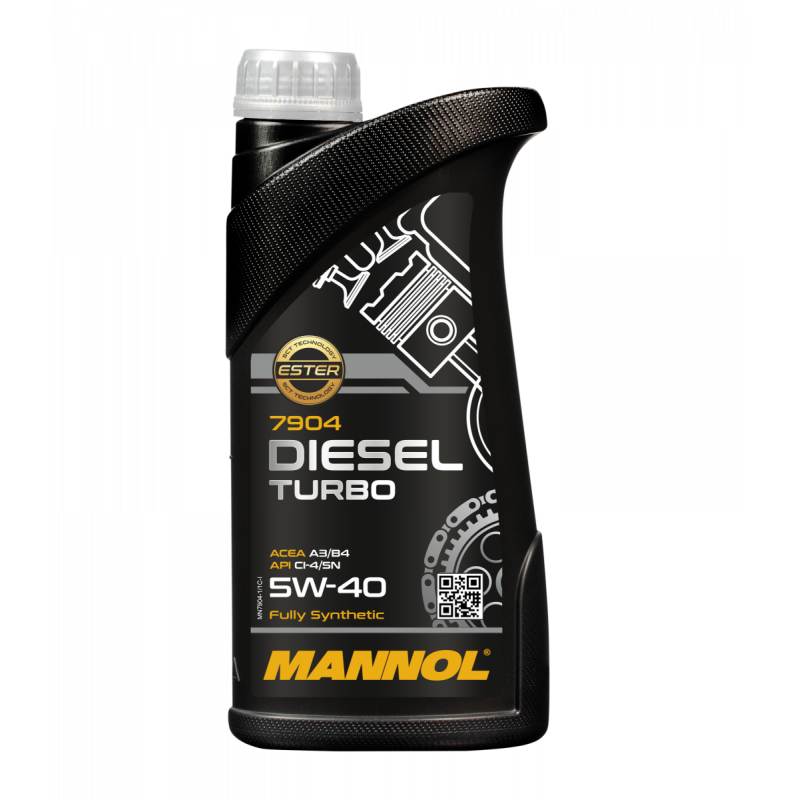 7904 MANNOL Diesel TURBO SAE 5W40 -1л.
