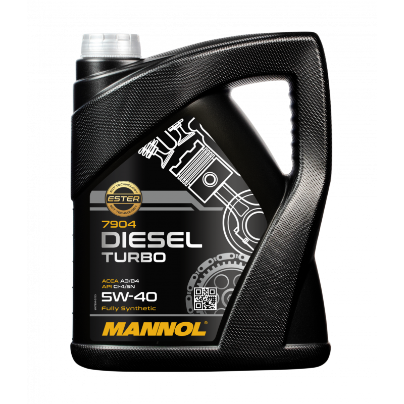 7904 MANNOL Diesel TURBO SAE 5W40 -5л.