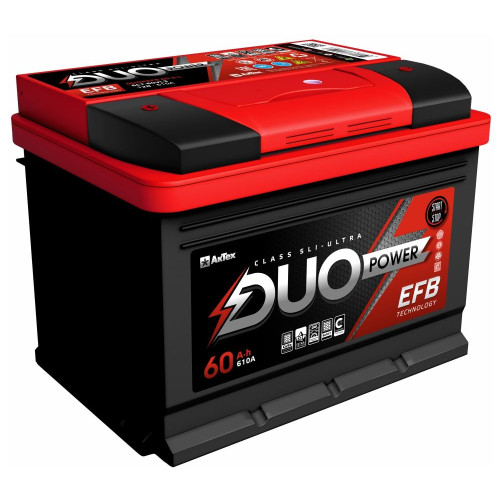 Аккумуляторная батарея DUO POWER EFB 100 Ач пр полярность