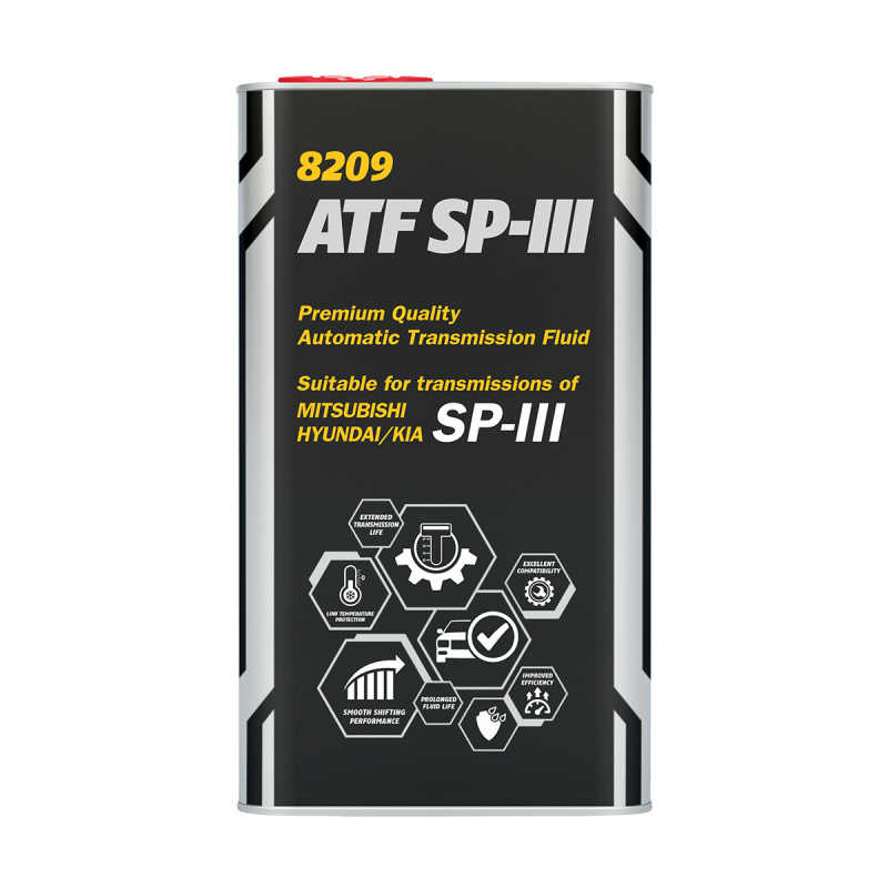 MANNOL 8209 О.Е.М.for Hyundai Kia  Mitsubishi ATF SP-III  4л металл