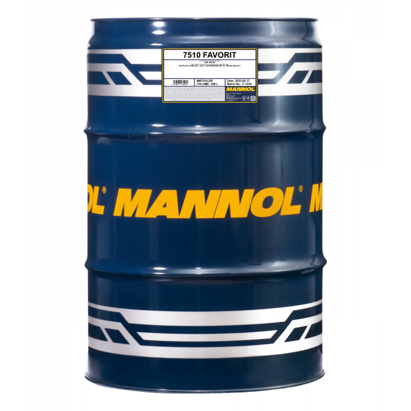 7510 MANNOL FAVORIT SAE 15W50 -208л.
