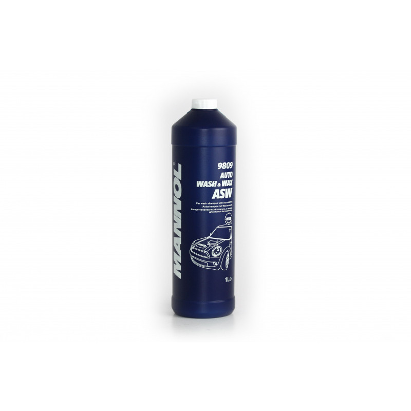 Mannol 9809 Автошампунь с воском Auto Wash & Wax ASW 1л (12 шт/уп)