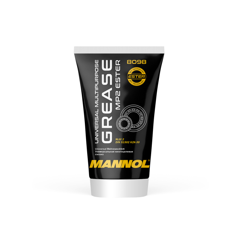 8098 MANNOL MP-2 UNIVERSAL MULTIPURPOSE GREASE MP2 100 гр. Многоцелевая густая смазка