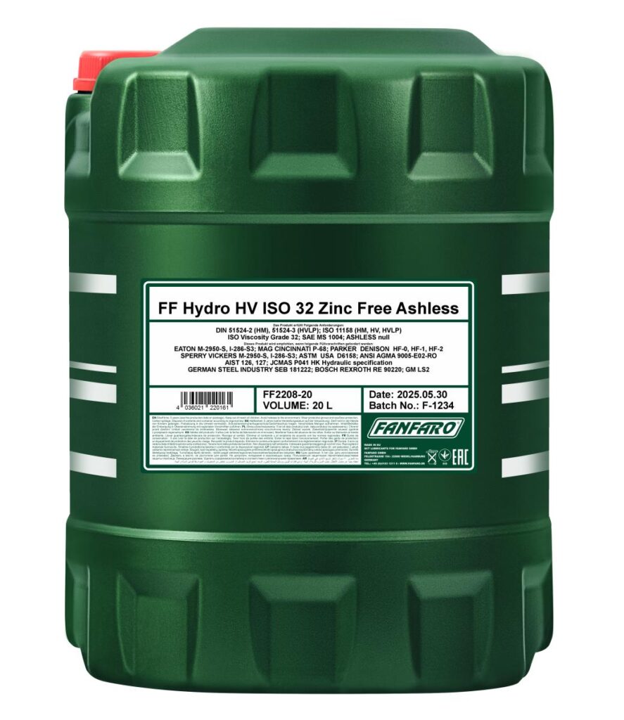 FANFARO Hydro HV ISO 32 Zinc Free